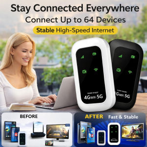 [Power On And Use Free For Life] All-network Portable Wifi Portable Carryon  Lifetime Free Wireless  Full Netcom Functional Internet Device
