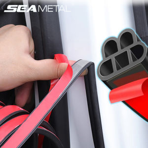 5/16/25M Car Door Rubber Seal Strip Auto Door Seals Accessory Double Layer Protector Seal Noise Insulation for Door Hood Trunk Sealants