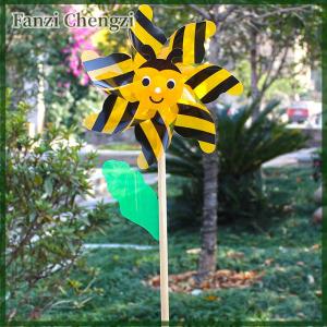 Fanzi Wind Spinner Large Pinwheels Beautiful Wedding Lawn Decors Child Handheld Toys