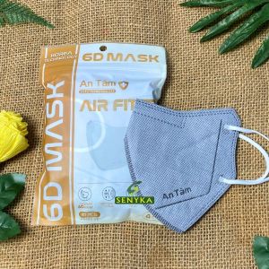 Thùng 100 cái khẩu trang 6d mask người lớn 4 lớp kháng khuẩn ngăn bụi mịn ôm khít khuôn mặt chính hãng An Tâm_AT6DO