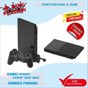 PS2 SLIM HDD 160GB +2 STICK GETAR FULL GAMES