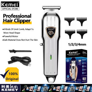 Kemei KM-2006 đồ cắt tóc chạy điện chuyên nghiệp Tông đơ cắt tóc không dây cho nam giới công suất cao Cắt Tóc Dao Cạo kim loại cơ thể