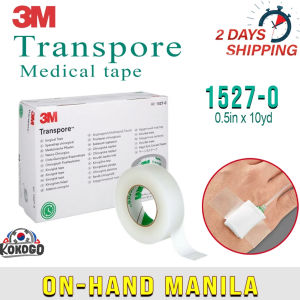 3M Transpore Surgical Tape 0.5 inch 1inch and 2inch (PER ) 1527-0 1527-1 and 1527-2