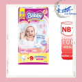 Miếng lót sơ sinh bobby newborn1 108 miếng tặng 6m tã quần sơ sinh,tã lót cho bé nb2 60 miếng cho bé &gt;1 tháng tuổi. 