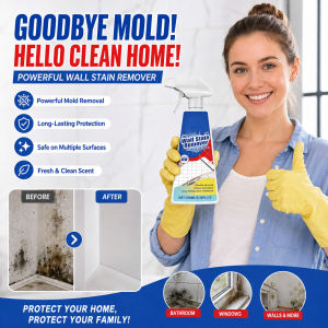 Kitchen Cleaner Mold Remover Heavy Duty Grease Cleaner Multi Surface Cleaning Spray for Kitchen Bathroom Tile Grout Wall Household Cleaning