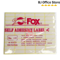 Kertas / Label Stiker Fox No. 109 Ukuran 3 x 38 mm. 