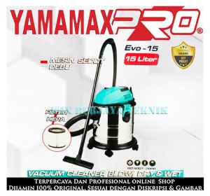 YAMAMAX PRO EVO 15  Mesin Vacum Cleaner Vacuum Mesin Penyedot Debu Sedot Debu 15Liter 15 Liter EVO15