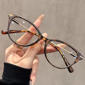 (0°~+400°) Fashion Cat Eye Anti Blue Light Reading Glasses For Women Presbyopia Hyperopia Eyewear