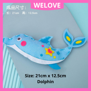 Non-woven Fabric DIY Sewing Doll Kit Kid Hand Craft Creative Birthday Gift Children Day Gift