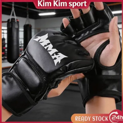 【COD】Professional Boxing Gloves for adults/child 10oz MMA Boxing gloves Adult MMA Boxing Gloves
