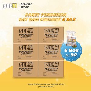 POLKI - POLKI PEMBERSIH NAT & KERAMIK 6 DUS  Pembersih Nat Dan Keramik Dinding Lantai
