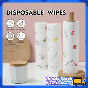 Kitchen Non-Woven Dish Wash Paper Reusable Washable Disposable Wet and Dry Cartoon Printed Thicken Cleaning Cloth Housework Scouring Towels | Gaben Home