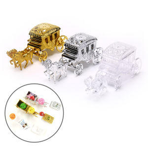 [HUSTOM] COD LD Yilu Creative European Royal Carriage Exquisite Candy Storage Box Cute Home Dector