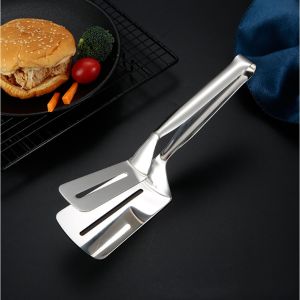 Kẹp Gắp Thức Ăn Inox 304 Kẹp Thịt Cá Rau Củ Có Khả Năng Chịu Nhiệt Cao Sáng Bóng Dễ Cầm Hàng Đẹp