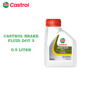 MINYAK CASTROL BRAKE FLUID DOT 3. (0.5LITER) (100% ORIGINAL)