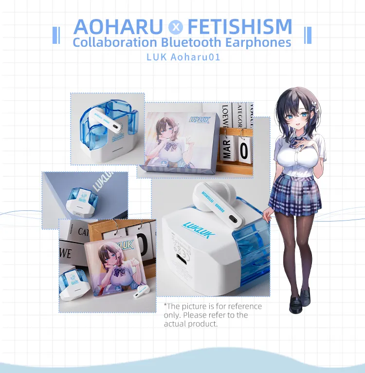 LUKLUK aoharu01 ASMR ワイヤレスイヤホン 美品 完全ワイヤレスイヤホン LUK Aoharu01 [ワイヤレス(左右分離