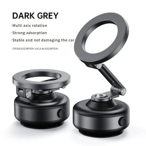 ใหม่ที่วางศัพท์ติดตั้งกับรถยนต์ที่วางศัพท์มือถือแม่เหล็กสูญญากาศดูดซับพับได้360องศาหมุน
