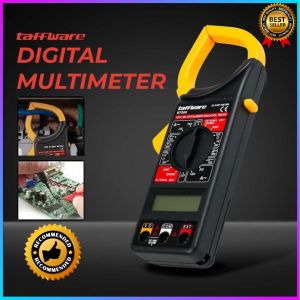 COD Taffware Digital Clamp Multimeter Tang Ampere - DT266 / alat ukur tegangan arus listrik digital terbaru akurat volt terlengkap terbaik mengukur nilai arus terlaris tanpa memotong kabel aman nyaman original bahan anti pecah kokoh viral rekomended trend