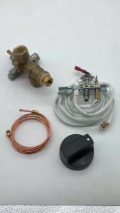 NG LPG Air Fryer Large Cooker Stove Burner Automatic Ignition Gas Safety Valve With Flameout Protection Device