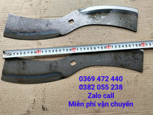 2 dao máy băm cỏ băm chuối 40cm thép C45
