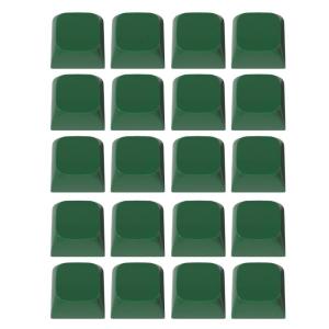 20Pcs Jade Jelly Keycaps XDA Profile 1U Blank Supplement Keycaps for Gaming Mechanical Keyboards