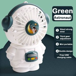 New Style Astronaut Portable Fan Mini usb Small Fan Charging Handheld Desktop