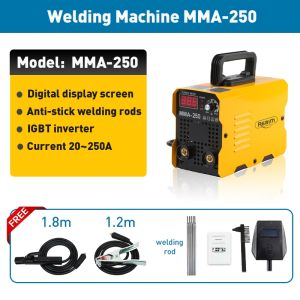 REAIM Welding Machine MIG250 ARC/MIG/TIG 3IN1 Welding Machine Portable IGBT Welding Machine