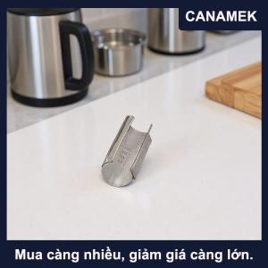 【CANAMEK】 2pcs Punk phong cách Clip Bông tai đơn giản hình học hợp kim  miễn phí tai clip cho hàng ngày mặc đồ trang sức quà tặng