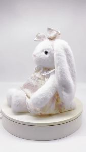 Easter bunny plush toy stuffed animal comforting pillow for girls doll birthday gift wholesale