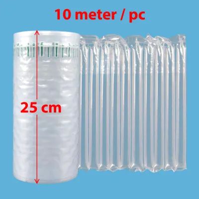 10 meter Inflatable air column bubble wrap packaging (15 - 40 cm) x 10 meter