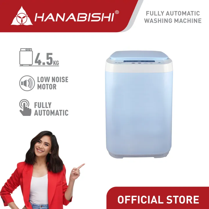 Hanabishi Fully Automatic Washing Machine capacity Lazada