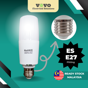 LED Stick Bulb E27 ES (15W/18W) Daylight 8000k Mentol Lampu Energy Saving Led Bulb