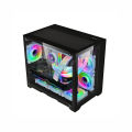 EasyPC | CoolMan Robin 2 Mini Micro ATX PC Case Black and White Desktop Casings. 