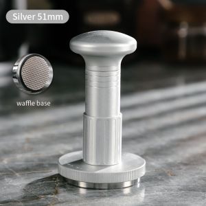 BINCOO Third Generation Coffee Elastic Tamper Automatic Constant Force Tamper Threaded Bottom Waffle Bottom 51MM/58MM