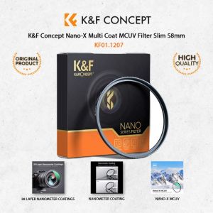 K&F KNF KF Concept Nano-X MCUV Filter 58mm