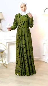 Yulia Dress / Gamis Jersey Lemonskin 1288