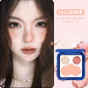 XIXI One Look Falls Eyeshadow Blush Plate Multi-Use Matte Nude Low Saturation Sweet Cool Pure Want to Play Makeup Student Affordable