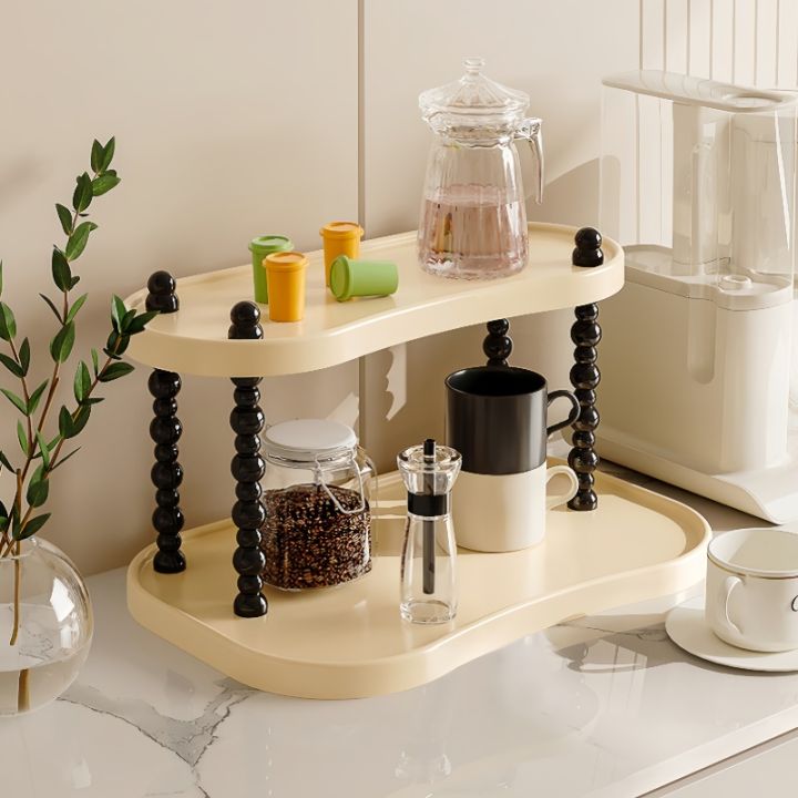 Lunch Storage Rack Home Desktop Storage Rack Kitchen Snack Storage and Organization Rack ...
