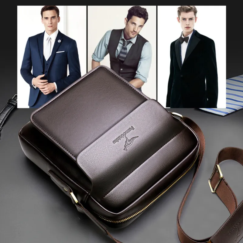 Briefcase Bag for Men Business Casual Man Backpack Pu Man Sling Shoulder Bag Man Cross body Bag Lazada PH