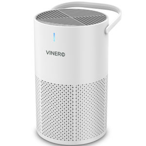 Vinero Moon Air Purifier Portable Ionizer HEPA Filter Timer USB-C