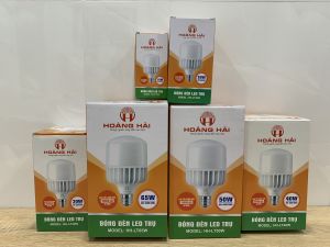 Bóng đèn LED siêu tiết kiệm điện Hoàng Hải - Trụ nhựa - Ánh sáng Trắng