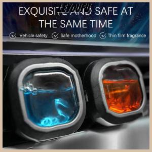 LEYOUFU คลิปช่องแอร์ปรับอากาศในรถที่ใช้งานได้ยาวนานเครื่องกำจัดกลิ่นน้ำมันหอมระเหยกลิ่น0.14ออนซ์น้ำหอมปราศจากแอลกอฮอล์สำหรับรถที่มีกลิ่นสดชื่น