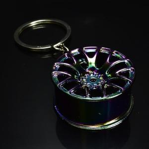 Beautifully Keychain Car Wheel Hub for Key Chain Auto Accessories Mini Fashion Creative for Key Chain Metal Lightwei
