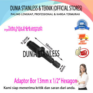 Adaptor Bor 13mm x 1/2 inch Hexagon