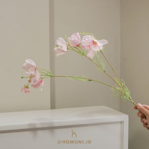Crysanthemum Daisy Silk Artificial Flower Aesthetic/Bunga Hias Kenikir Daisy Cosmos Palsu Real Touch Cantik/Bunga Dekorasi Seserahan Hantaran Wisuda Fotoprops