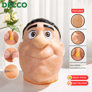 DECCO Stress Relief Acne Squeeze Toy Big Head With Blackhead Acne Berry Nose for Simulation Vent And Stress Relief Doll Toy Mainan Kepala Mainan Picit Jerawat - Fulfilled by DECCO SHOP