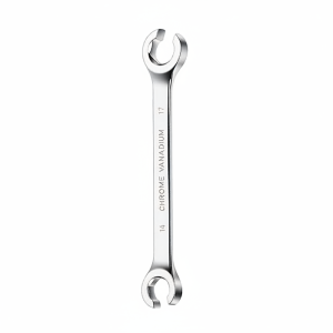 MIRELINA 8-19mm Flare Nut Wrench Mirror Finish Open Ring Brake Line Wrench Repair Tool Double Head High Torque Wrench Car Repair