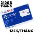 Sim 4G Mobifone Saymee tốc độ cao nghe gọi thả ga 360 phút ngoại mạng, gói tặng 7GB/ 1 ngày (210Gb/ 1 tháng) chỉ với 125k/tháng - BẢO HÀNH 1 ĐỔI 1 từ MƯỜNG THANH ROYAL - FREESHIP - CHƯA KÍCH HOẠT. 