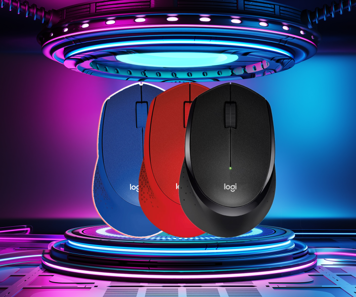 Chuột không dây Logitech M331 Silent Click - Hàng chính hãng