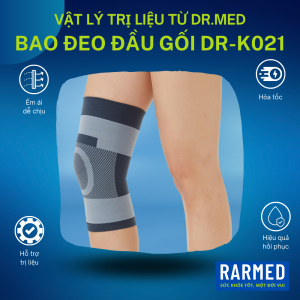 Bao đeo đầu gối bảo vệ đàn hồi Dr.Med DR-K021 suy yếu đau khớp bong gân chấn thương - 4 Size